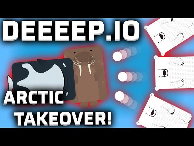 ARCTIC TAKEOVER!! | Deeeep.io TFFA gameplay