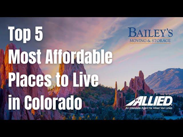 Top 5 Most Affordable Places to Live in Colorado Compared to Denver