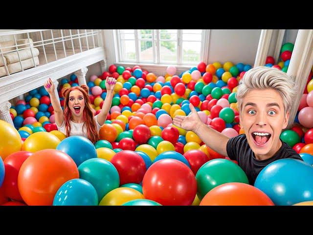 We filled the HOUSE with BALLOONS!