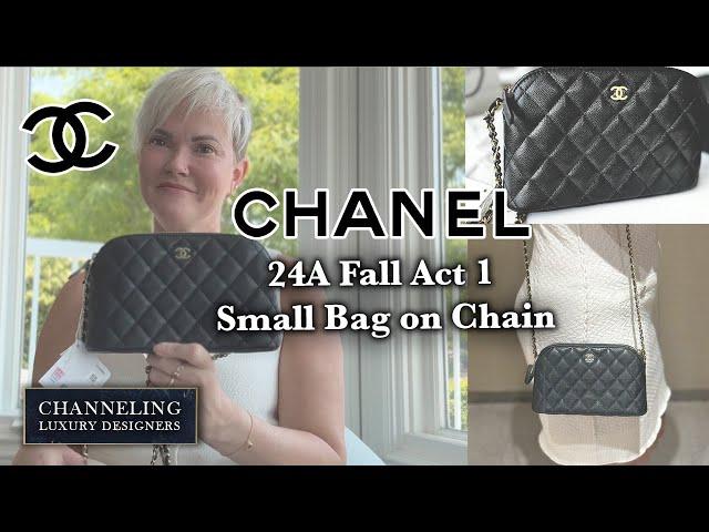 Chanel Fall 24A Small Black Evening Bag - THOUGHTS? 1 to 5? Review & Unboxing Fall Act 1