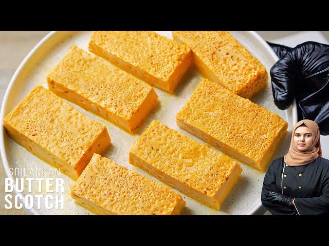 Butterscotch Pudding Recipe | Perfect & Very Easy Srilankan Dessert