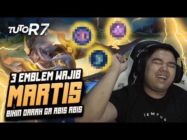 BOCORIN RAHASIA MARTIS !! TUTORIAL TERLENGKAP (EMBLEM, BUILD, LANING PHASE, TARGETING, DLL) #TUTOR7