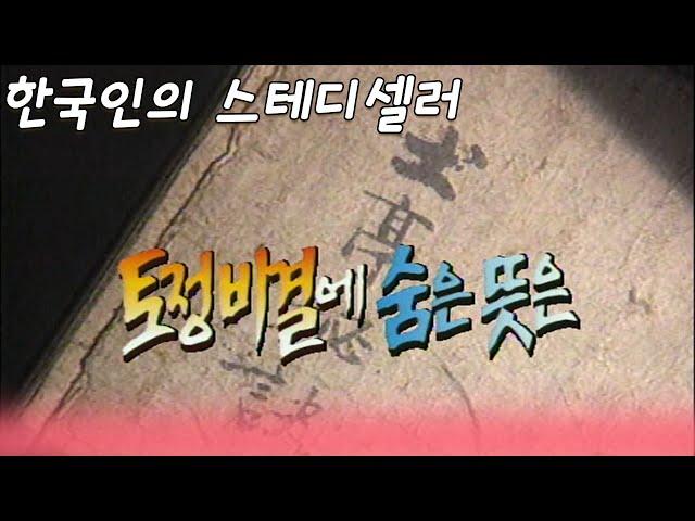 토정비결에 숨은 뜻은  [역사실험] KBS 1997.01.07 방송