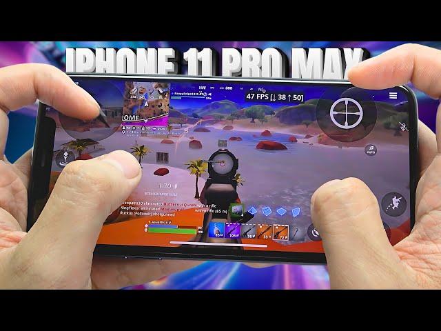 iPhone 11 Pro Max Fortnite Gameplay 2024