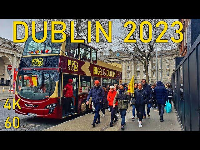 [4K CYCLE] DUBLIN CITY CENTRE 4K CYCLING TOUR 2023 IRELAND