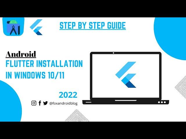 How to Install Flutter in Windows 10/11 || Flutter Installation Tutorial || Flutter Setup