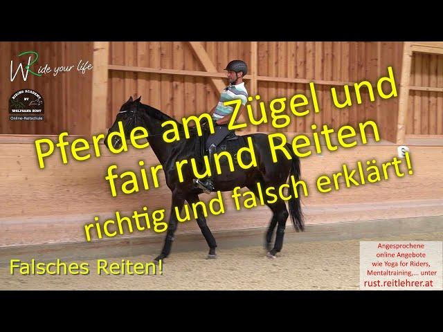 F141 Mit feiner Reiterhand Pferde durchs Genick Reiten, Mentaltipps, Reiterfehler und Zügelfehler