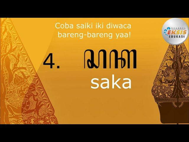 Aksara Jawa - Bahasa Jawa (Jawa Tengah)