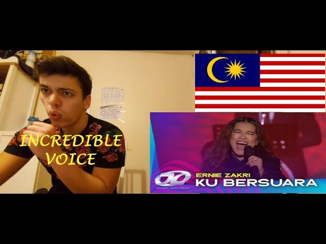Turkish React to Amazing Voice / Ku Bersuara - Ernie Zakri | #AJL34