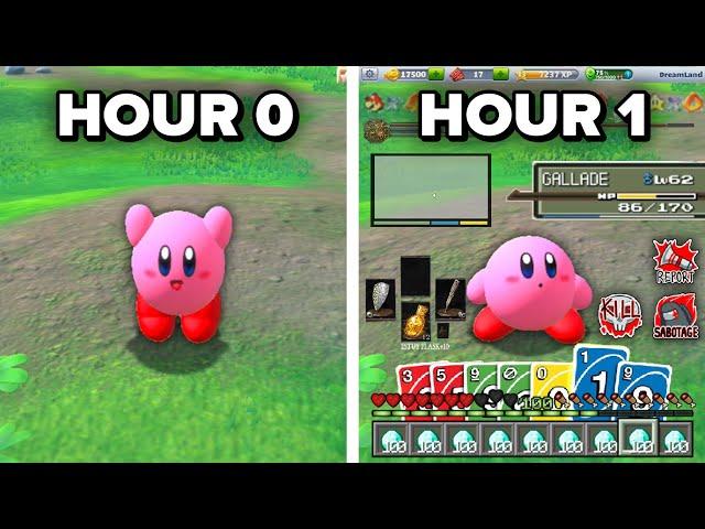 Kirby but every 60 Seconds the HUD gets WORSE