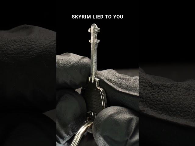 Skyrim’s skeleton key would make a terrible skeleton key.