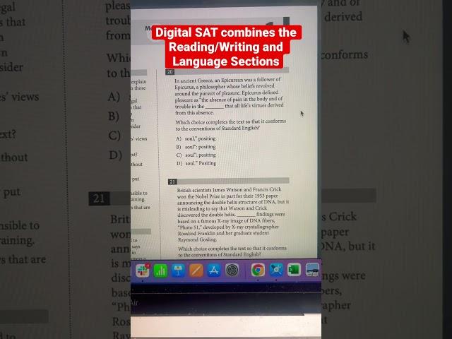 NO ONE knows this. Digital SAT Reading is going to be way EASIER than the paper version!