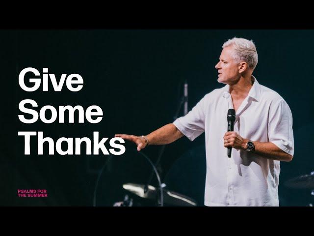 Give Some Thanks | Pastor Adam Smallcombe | VIVE Church