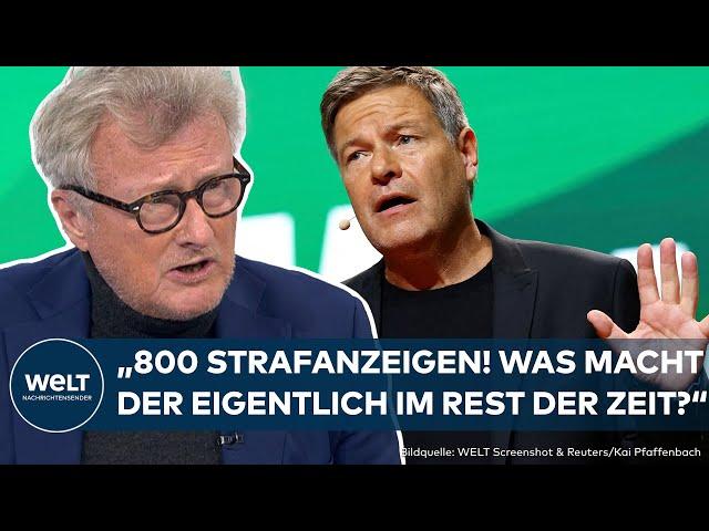 BELEIDIGUNG: "800 Strafanzeigen! Ich kann das gar nicht fassen!" Braucht Habeck ein dickeres Fell?