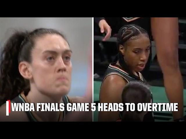 BREANNA STEWART SENDS WNBA FINALS GAME 5 TO OT WITH CLUTCH FTS  | WNBA on ESPN