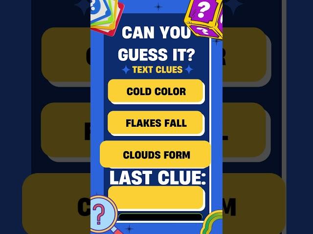 How Fast Can You Guess It? #shorts #quickriddles #brainteasers  #edutainment #funlearning #riddles