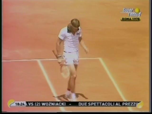 INTERNAZIONALI D'ITALIA 1978 - FINALE BORG - PANATTA