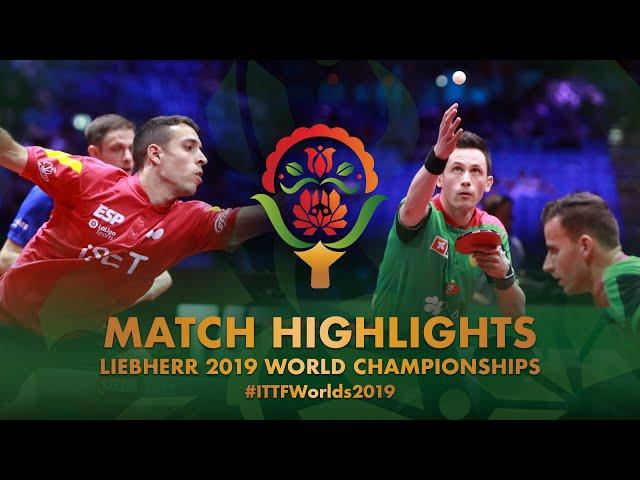 Tiago Apolonia/Joao M. vs Ovidiu Ionescu/Alvaro R. | 2019 World Championships Highlights (1/2)