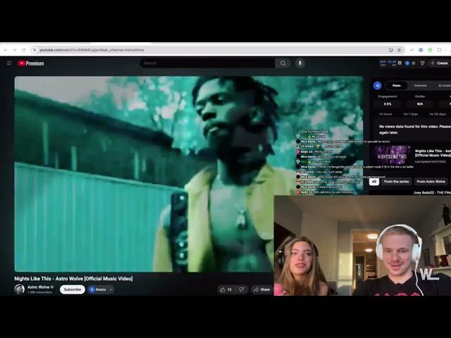 @WonderlustBeats and  @kiaurarose  REACTING to / Nights Like This - Astro Wolve