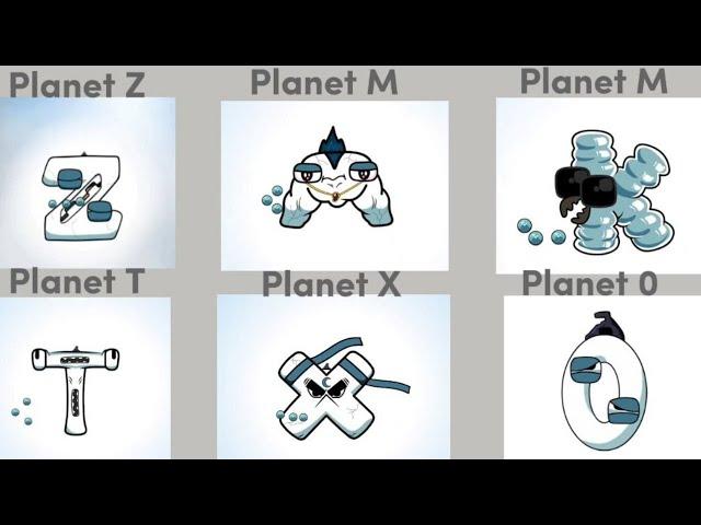 Alphabet Lore Ending But ALL Different Planet Versions