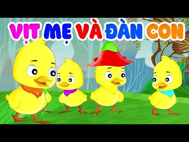 Nhạc Thiếu Nhi Vui Nhộn Hay Nhất  VỊT MẸ VÀ ĐÀN CON  Các các các cạc cạc cạc