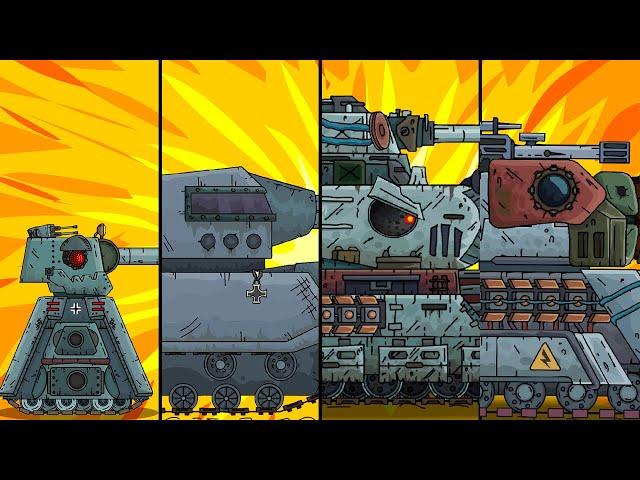 Evolution of Hybrid Monsters / Cartoons about tanks