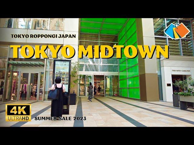 Tour of Tokyo Midtown Roppongi! Ultimate Shopping Delights,Dining & Park | Popular Malls in Japan 4K