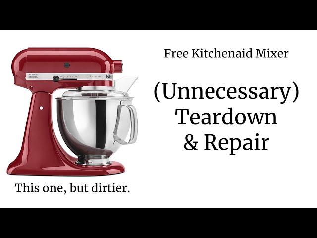 Kitchenaid Mixer Teardown and Repair - Trash to Treasure