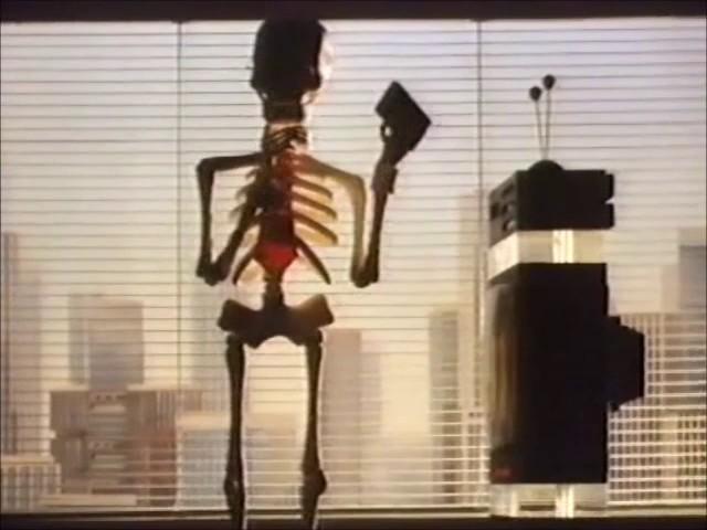 Scotch VHS Tapes Skeleton advert (Re record Not Fade Away - November 1987)