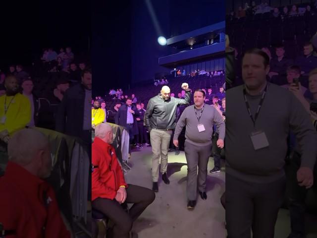 The one and only Tyson Fury touches down ringside in Manchester #ChisoraWallin