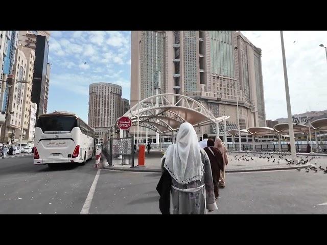 Umrah Vlog 2024 - Walking to Umrah from Emaar Grand Hotel to Masjid al Haram (4k) Ibrahim Khalil Rd