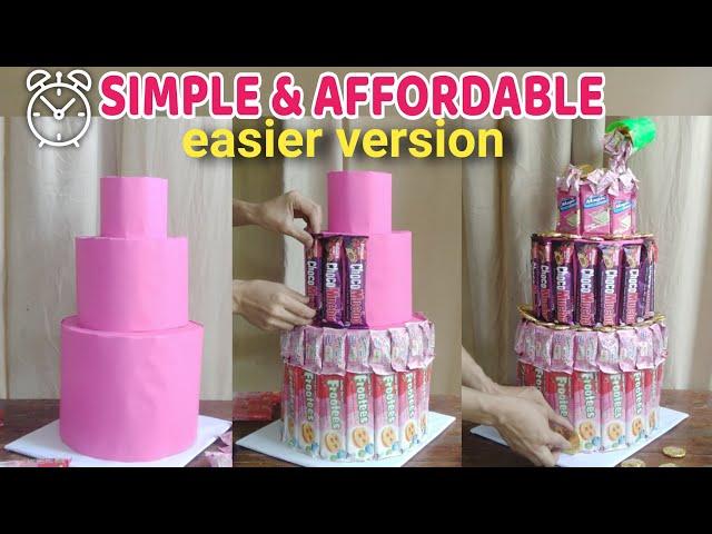 DIY Candy Cake Tower  | Candy Tower Ideas  | SIMPLEST AND MOST DETAILED TUTORIAL