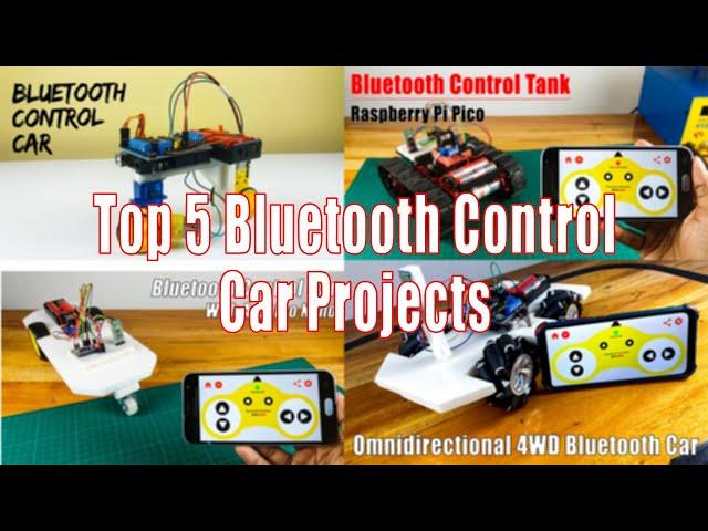 Top 5 Bluetooth control car projects from SriTu Hobby #sritu_hobby #arduinoproject #bluetooth