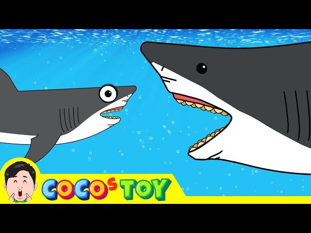 Legendary super megalodon story ㅣsea animals animation for childrenㅣCoCosToy