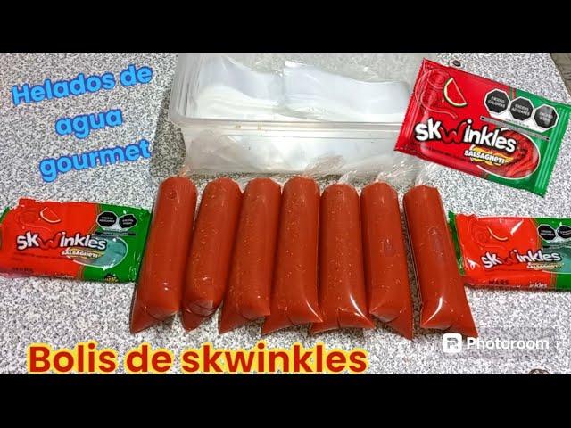 Bolis sabor SKWINKLES de sandía helados gourmet de agua para negocio