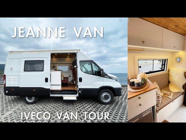 IVECO 露營車  改造出典雅歐風大房車，開到哪裡都像在家一樣舒服  |  Jeanne Van