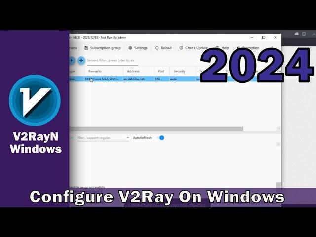 Configure V2Ray on Windows 10 and 11 (2024 Update)