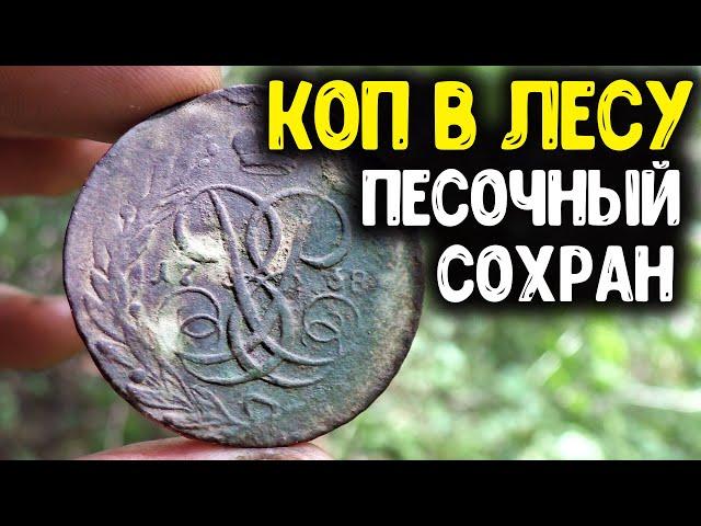 С МЕТАЛЛОИСКАТЕЛЕМ В ЛЕСУ НАШЕЛ ЦАРСКИЕ МОНЕТЫ ПОИСК МОНЕТ НАХОДКИ В ЛЕСУ КОП 2020