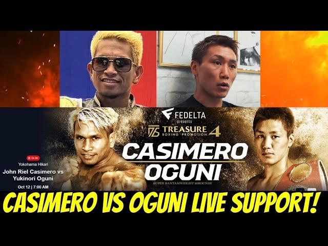 Casimero vs Oguni live commentary party