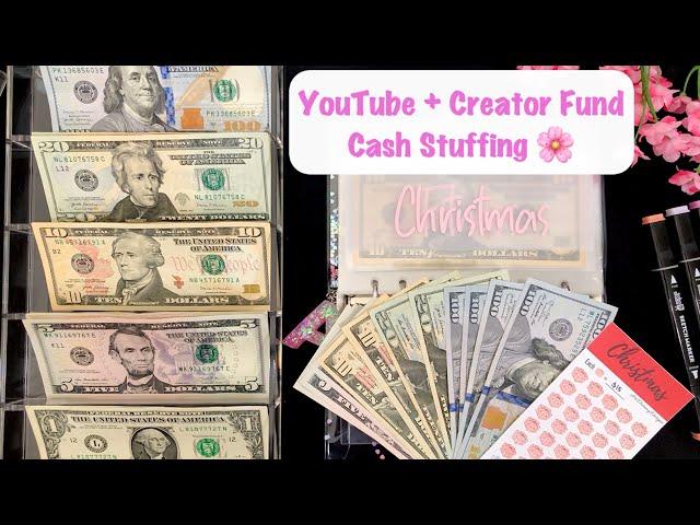 Youtube + Creator Fund Cash Stuffing | Cash envelopes & sinking funds | Ari Budgets