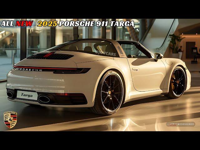 The New 2025 Porsche 911 Targa Unveiled! Very Different From the Coupe. New Porsche 992.2 911