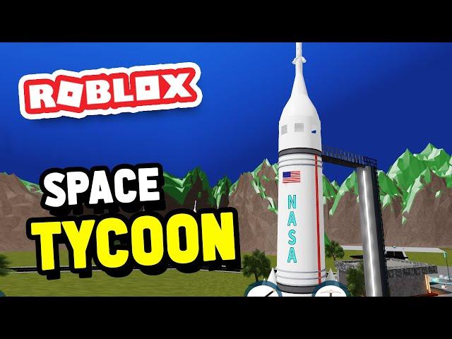 Building a HUGE Space Company on EARTH In Space Tycoon (Roblox)