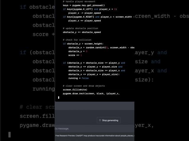 Can A.I. CODE an ENTIRE game on PYTHON? Watch ChatGPT Try...