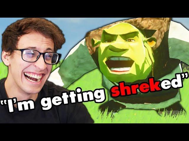 Zelda, but if I say Shrek then 10 Shreks spawn