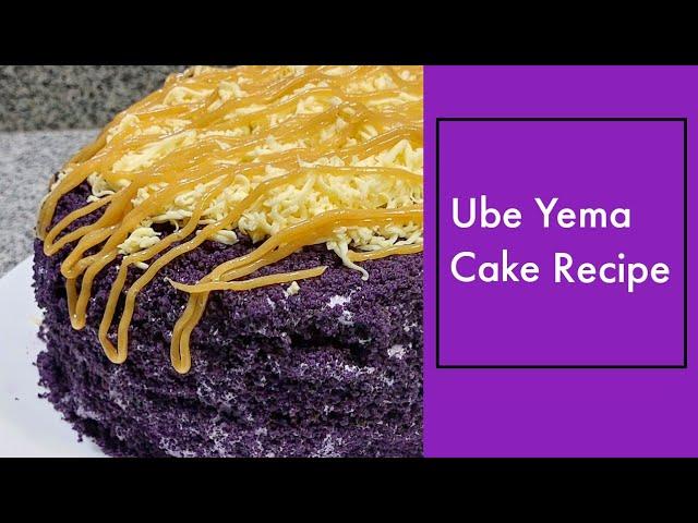 UBE CHEESE YEMA CHIFFON CAKE | BAKE WITH JAY