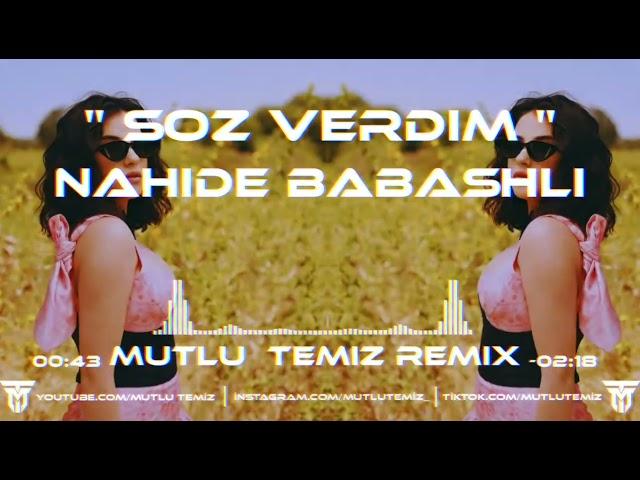 Nahide Babashlı - Söz Verdim Gitmiycem (Mutlu Temiz) | Söz Verdim #tiktok