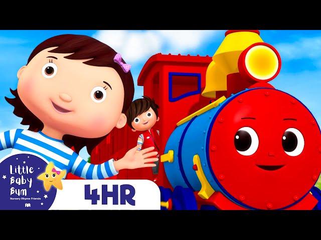 Choo Choo Train Song | Four Hours of Little Baby Bum Nursery Rhymes and Songs
