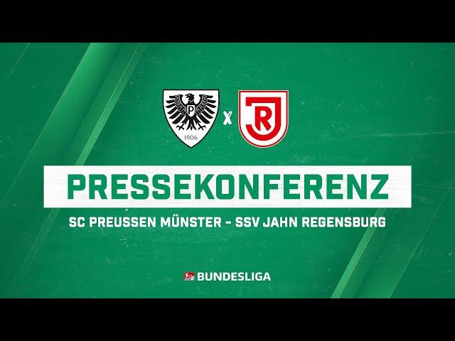 Pressekonferenz: SC Preußen Münster - SSV Jahn Regensburg (2:0)