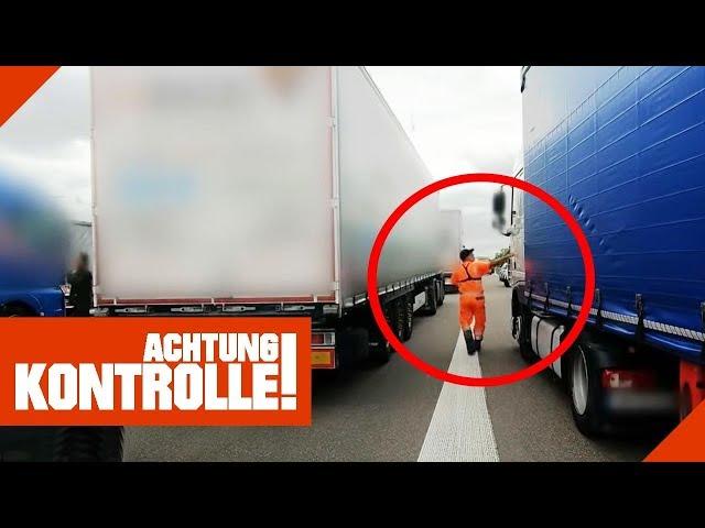 KEINE Rettungsgasse gebildet! Heftiger Motorradunfall auf Autobahn | Achtung Kontrolle | Kabel Eins