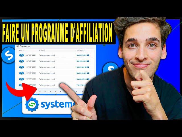 SYSTEME IO : Comment mettre en place son propre programme d'affiliation sur SYSTEME IO